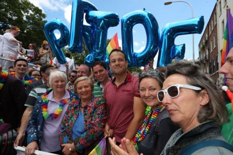 Taoiseach Leo Varadkar attends the Dublin LGBTQ Pride Festival