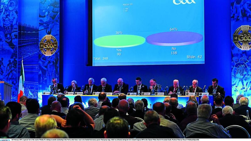 Delegates at GAA Annual Congress in Wexford vote down Donegal&rsquo;s motion regarding nominating Croke Park as a home venue. Picture by Sportsfile