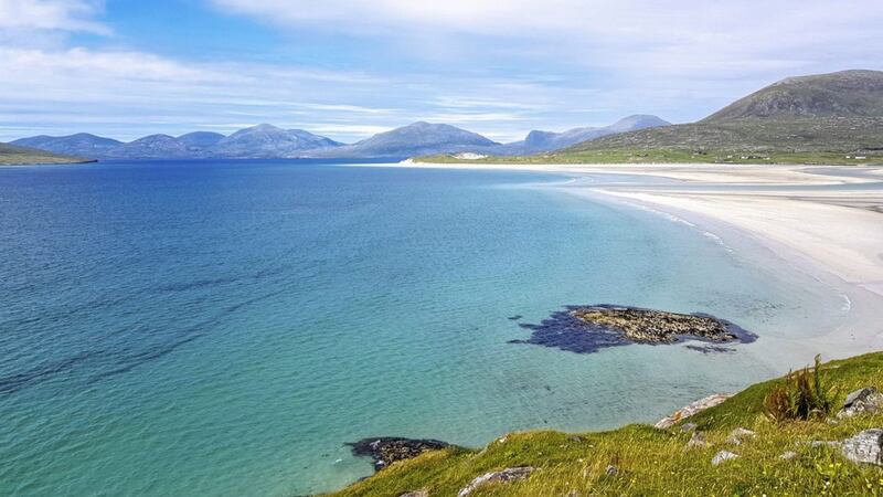 Scotland&#39;s wonderful beaches can look tropical if the weather is right, though the water can be a tad nippy 