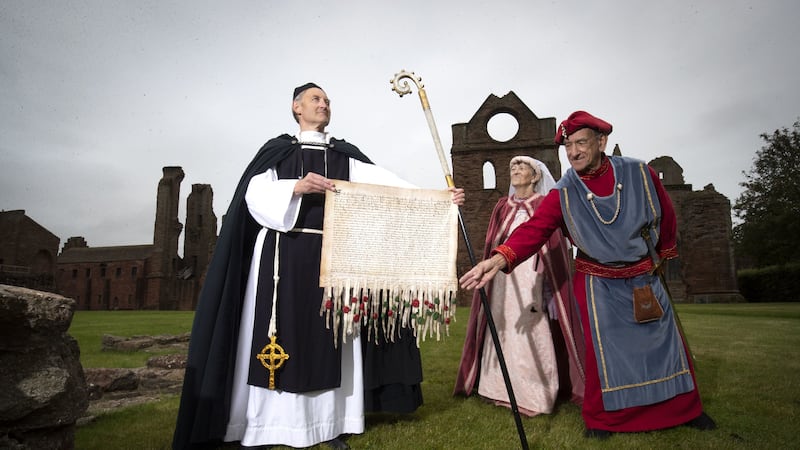The Declaration of Arbroath was written in 1320 by Scottish barons and earls
