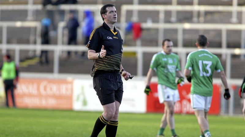 Sean Hurson has been appointed standby referee for Saturday&rsquo;s All-Ireland final. Pic Seamus Loughran. 