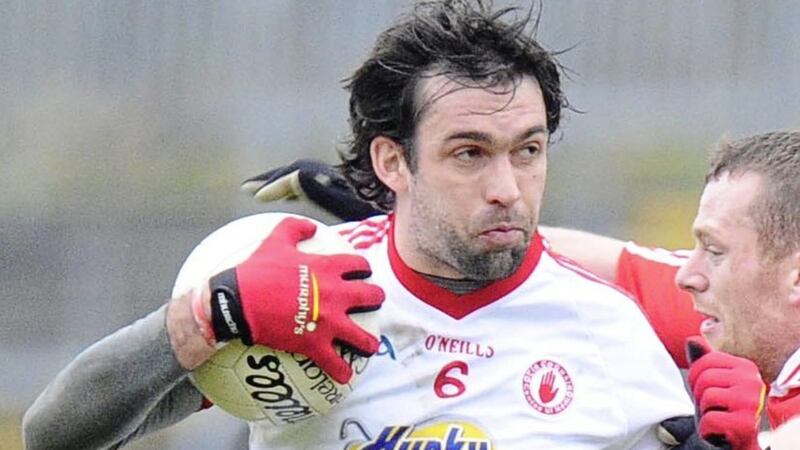 Joe McMahon during his playing days with Tyrone.<br />Picture Mark Marlow.