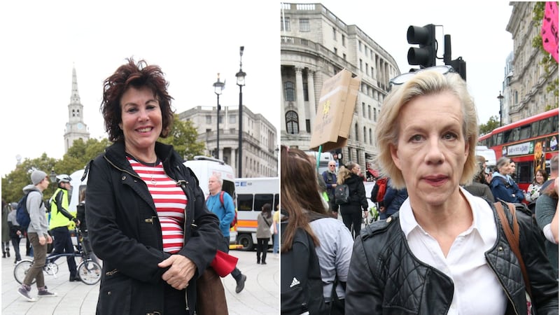 Sir Mark Rylance, Juliet Stevenson, Daisy Lowe and Ruby Wax were among the demonstrators.