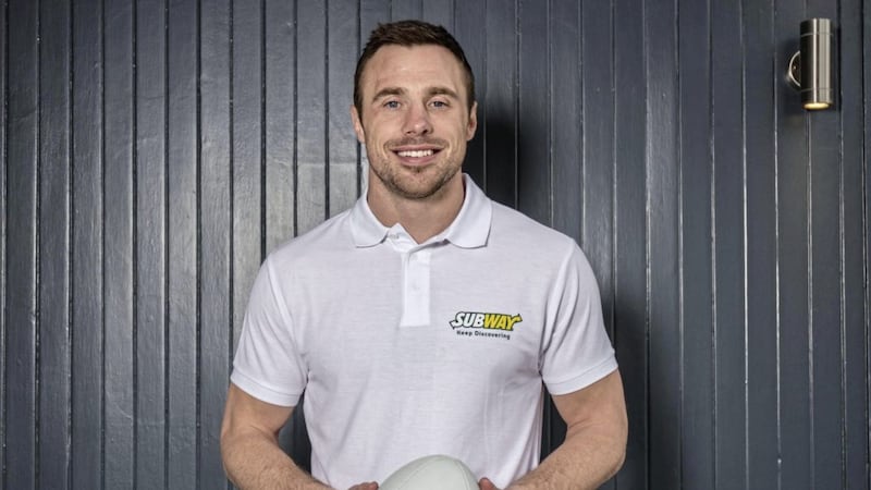 Irish International and Ulster Rugby star Tommy Bowe pictured at the launch of the SUBWAY&reg;  stores BBQ Beef Burnt Ends. The brand-new Sub, which contains tender slow cooked beef, perfectly blended with a smoky BBQ sauce, will be added to the wide range of Subs currently available at participating SUBWAY&reg;  stores for a limited time only. #KeepDiscovering 