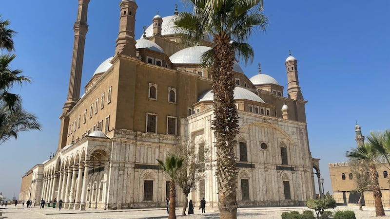 The Mohamed Ali Mosque in the Citadel of Salah El Din which dominates the skyline of Cairo.