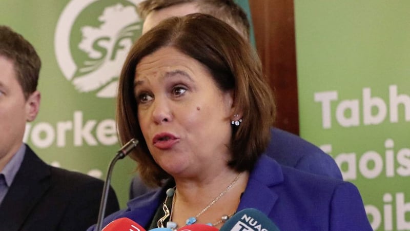Mary Lou McDonald, President of Sinn Fein. Picture by Niall Carson/PA Wire