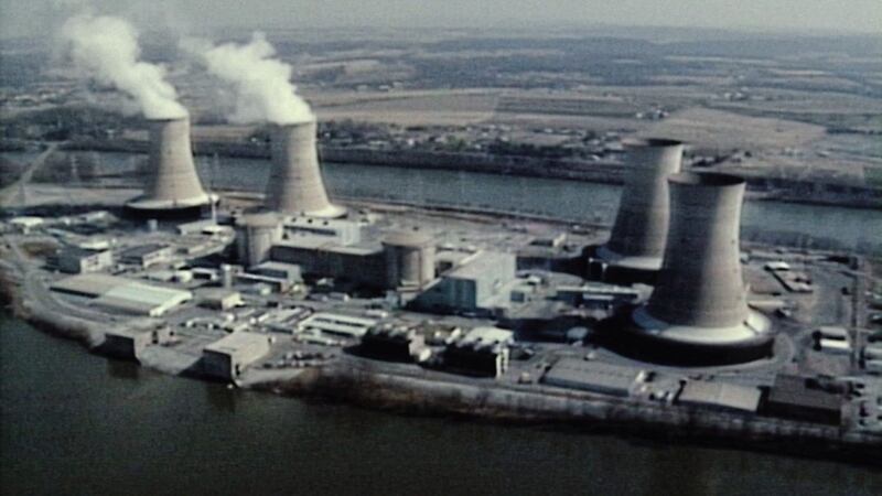 The Three Mile Island nuclear power plant in Pennsylvania was 30 minutes from exploding in 1979. Picture by Netflix 