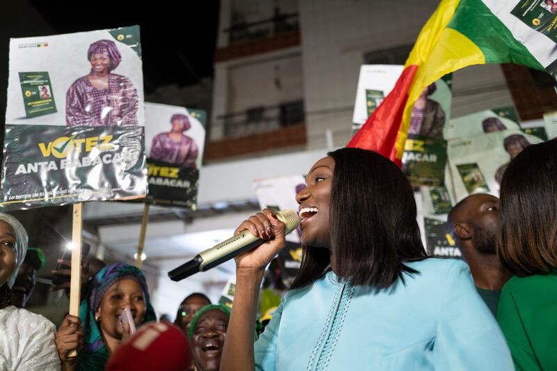 Ms Ngom is Senegal’s only female presidential candidate (AP)