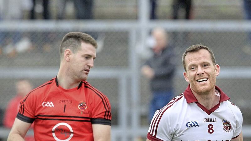 Patsy Bradley was superb in Slaughtneil&#39;s All-Ireland semi-final defeat to Nemo Rangers, and new manager Terence McWilliams is keen to keep the experienced midfielder involved. Picture by Margaret McLaughlin 