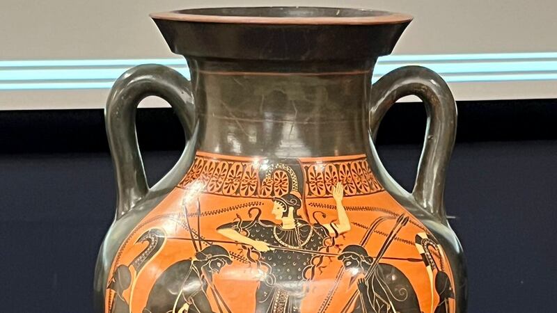 A total of 266 antiquities were returned from the United States to Italy (Italian Carabinieri Via AP)