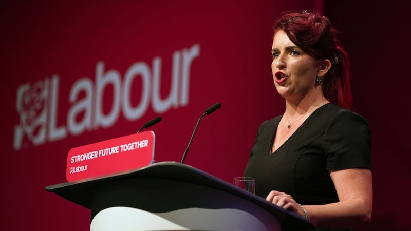 Shadow transport secretary Louise Haigh has confirmed Labour will renationalise the railways. (Gareth Fuller Fuller/PA)