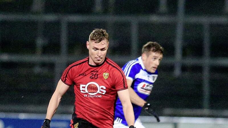 Caolan Mooney hit 1-2 for Down in Sunday&#39;s dramatic win in Sligo 