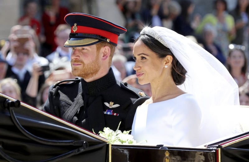 Harry and Meghan were married at Windsor Castle in May