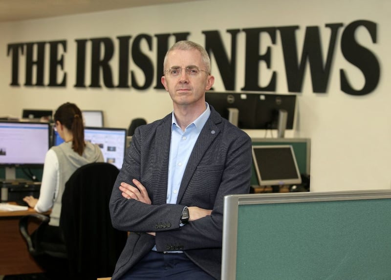 Former Irish News journalist Steven McCaffrey Picture Mal McCann. 