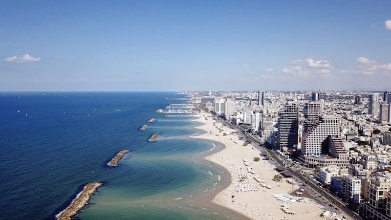 Tel Aviv, with its long beaches and busy nightlife, is an hour from Jerusalem. 