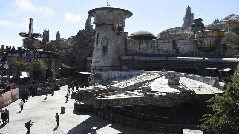 Star Wars: Galaxy’s Edge opens at Disneyland in California on Friday.