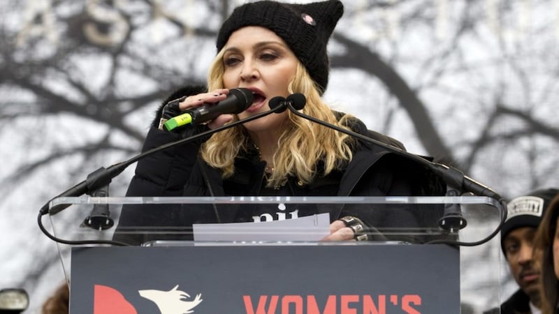 Celebrities stayed away from the inauguration, but turned up in force for Women's March On Washington