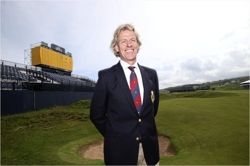 Royal Portrush Golf Club&#39;s Captain - Robert Barry Talks to the Irish News ahead of The Open in July Picture by Hugh Russell 