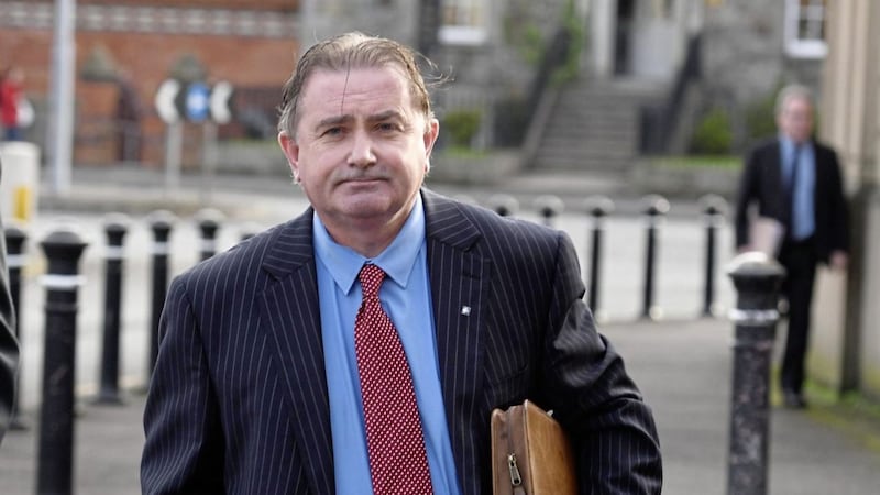 Former chief executive of the USPCA, Stephen Philpott, pictured at an earlier court appearance, has denied defrauding the USPCA. Picture by Pacemaker 