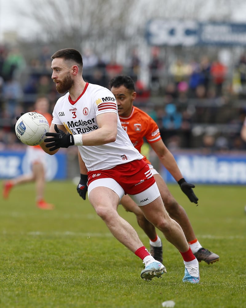 Full-back Padraig Hampsey has been in impressive form for Tyrone