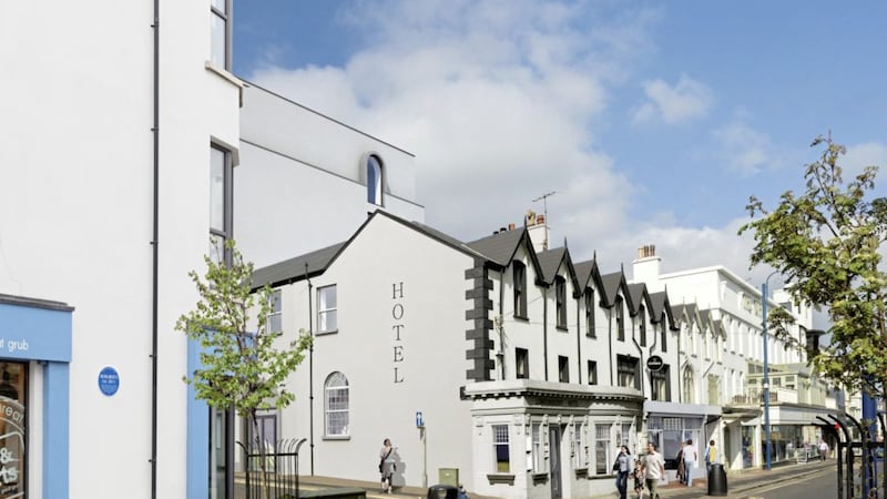 A digtally rendered image of the plans proposed for the former Londonderry Hotel in Portrush. 