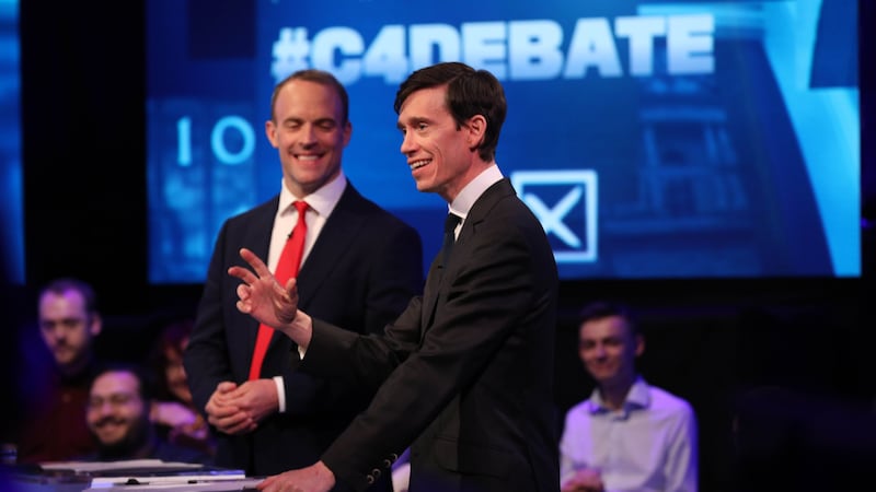 The Tory leadership candidate compared Brexit promises to getting rubbish into a bin during a debate.