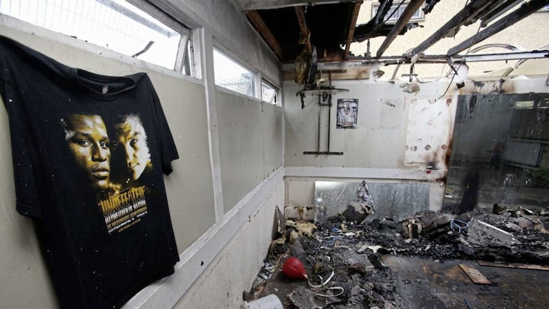 Phoenix Boxing Club&#39;s previous home was detroyed by arsonists last year 