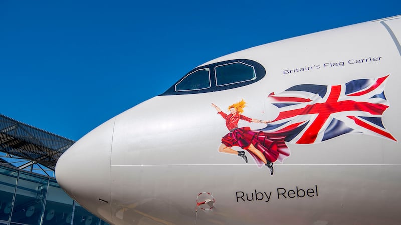 Virgin Atlantic has named a plane in honour of founder Sir Richard Branson to celebrate the 40th anniversary of its first flight