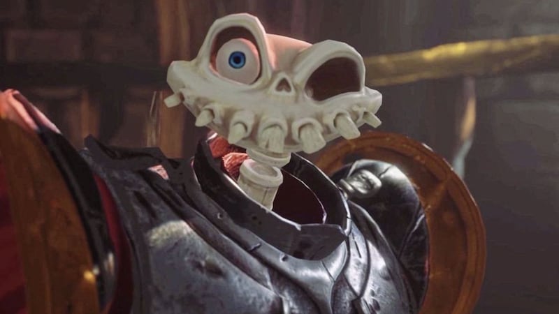 Skeletal hero Sir Daniel Fortesque is back in a reheated version of PS classic MediEvil 
