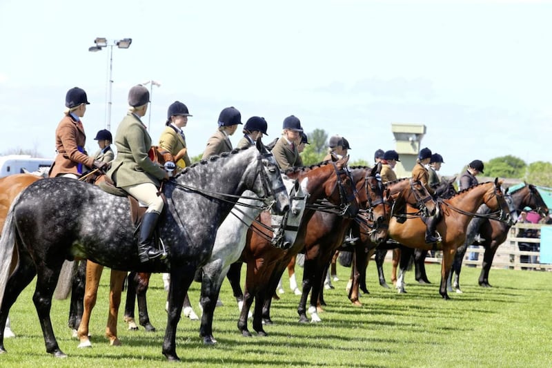 Horses and their riders at the 150th Balmoral Show. Picture by Mal McCann 
