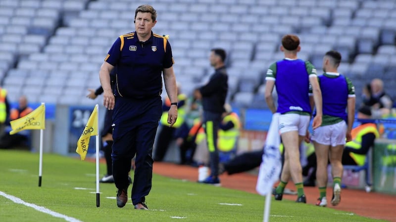 Darren Gleeson will remain in charge of Antrim hurlers Picture: Seamus Loughran 