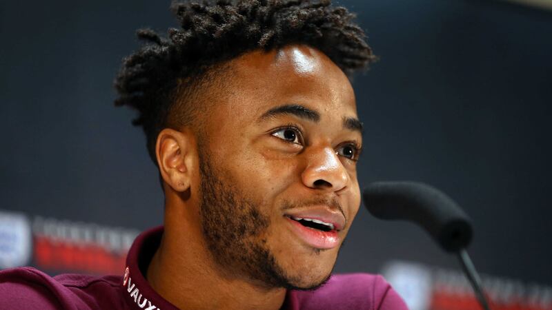 Raheem Sterling during a press conference at the Asia Gardens Hotel in Alicante on Wednesday ahead of England's friendly with Spain on Friday night<br />Picture: PA&nbsp;