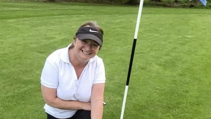 Jennie Flanagan celebrated the re-opening of golf courses with her first ever hole-in-one on Wednesday. 