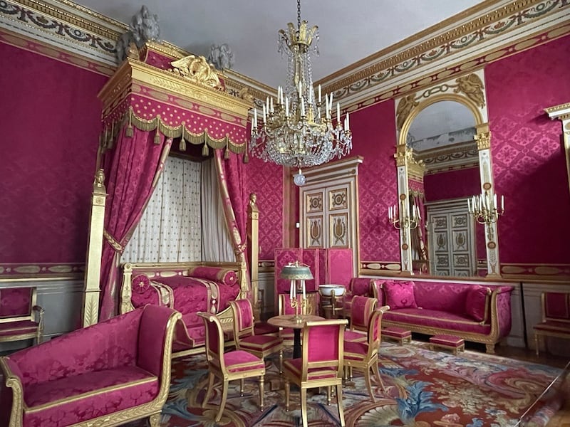Napoleon I’s bedroom at Château de Compiègne