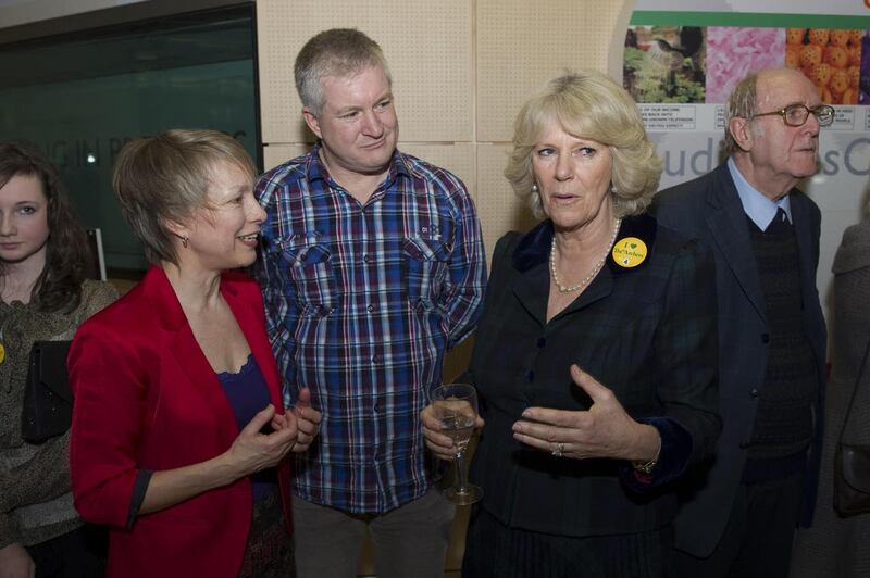 Camilla meets stars of The Archers