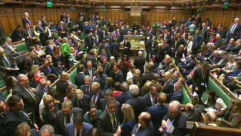 A crowded Commons after MPs backed airstrikes against Islamic State in Syria.  Picture by Press Association              