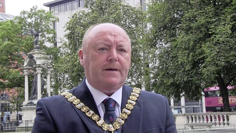 Belfast lord mayor Frank McCoubrey. Picture by David Young/PA Wire 