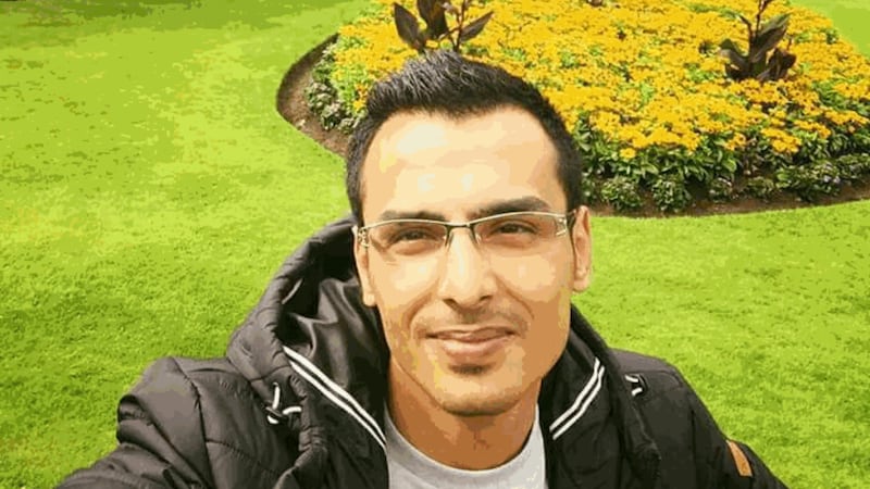 &nbsp;Hazem Ahmed Ghreir, who was in his 30s, was found with stab wounds at Downshire Place, near the city centre, shortly after 10.45pm.