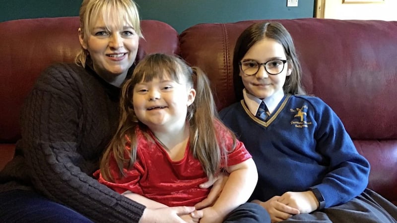 Clare Cushenan, with daughters Aoife (8) and Maria (12), was inspired to start Special Delivery to support new mothers of Down&#39;s syndrome babies following her own experiences 