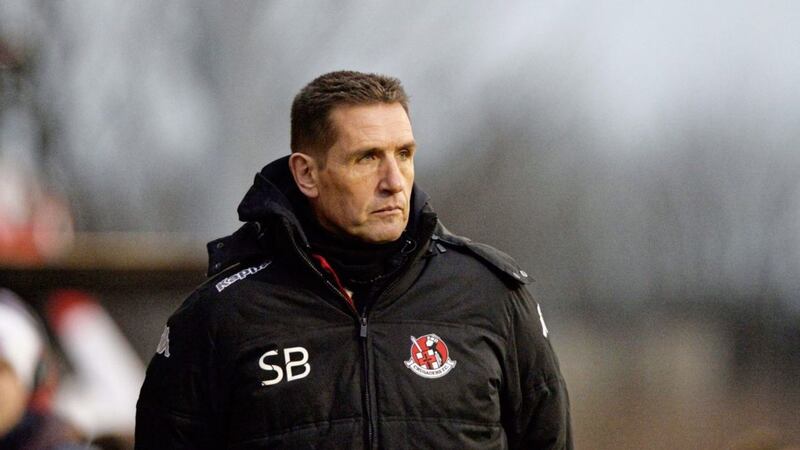 Crusaders manager Stephen Baxter says the champions have &quot;played our whole season to put ourselves in this position&quot;. Photo Mark Marlow/Pacemaker Press. 