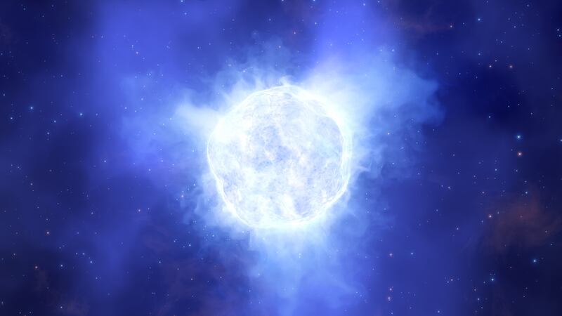 An intriguing explanation may be that the star collapsed into a black hole without exploding as a bright supernova.