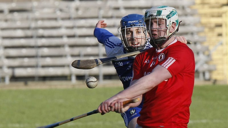 Fergal Rafter (background) is an injury doubt for Monaghan ahead of Saturday's Nicky Rackard Cup clash with Fermanagh &nbsp;