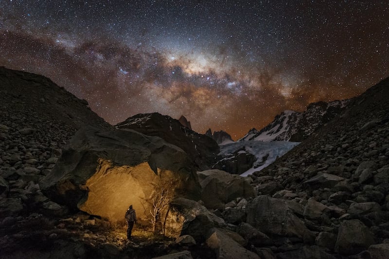 Wanderer in Patagonia.