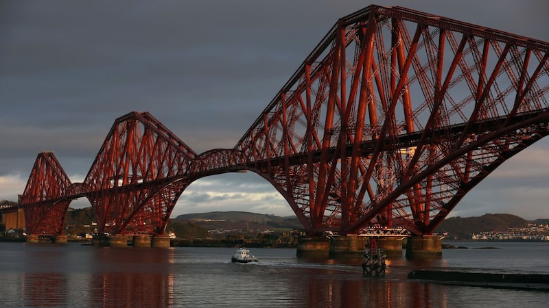 He can’t get enough of the Forth Bridge.