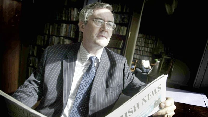 Dr &Eacute;amon Phoenix pictured in Belfast&#39;s Linenhall Library. Picture by Hugh  Russell 
