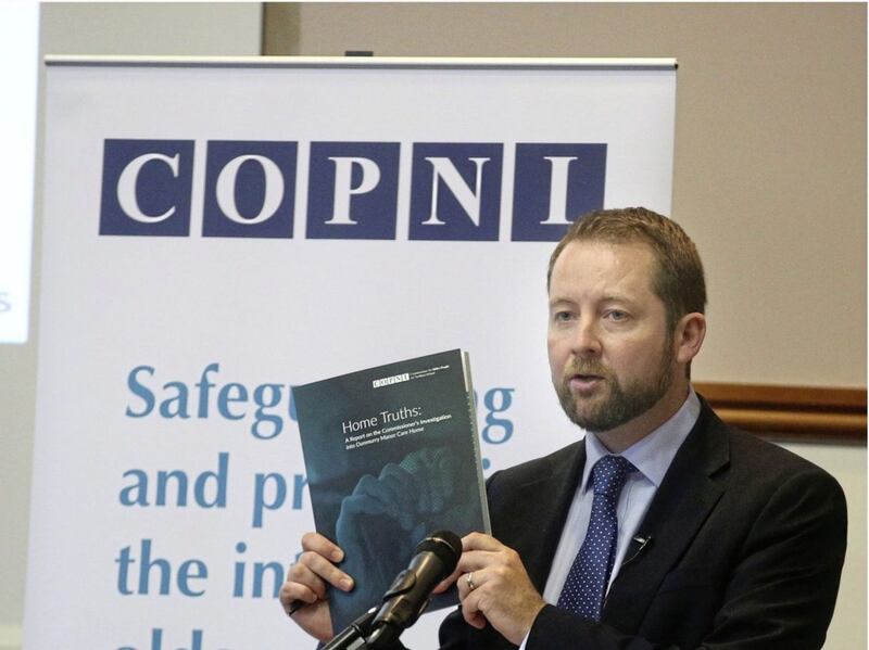 Eddie Lynch, Commissioner for Older People in Northern Ireland, pictured at the launch of his review. Picture by Hugh Russell. 