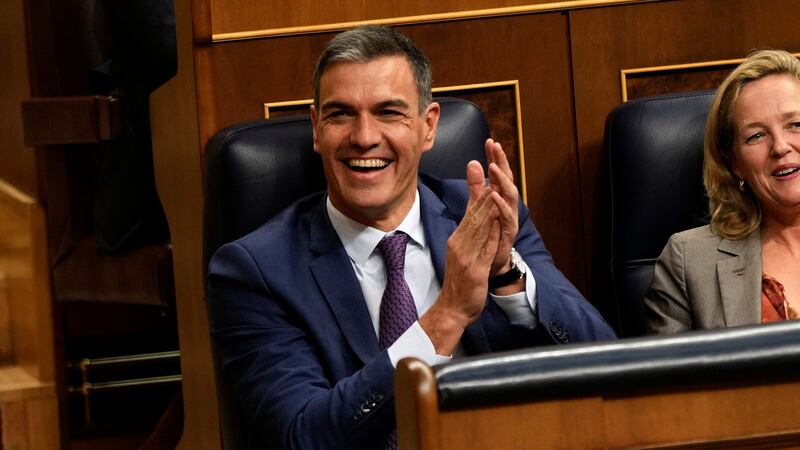 Acting Prime Minister Pedro Sanchez could now form a coalition (AP)