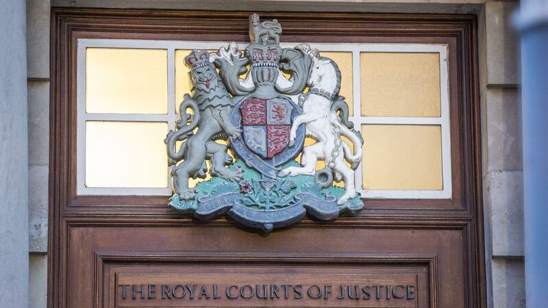 The hearing took place at the Royal Courts of Justice in Belfast (Liam McBurney/PA)