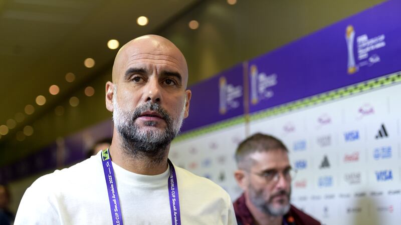 Manchester City manager Pep Guardiola is hoping to guide Manchester City to world glory in Saudi Arabia