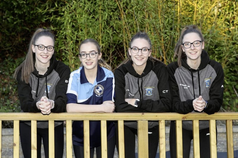 The Turley quadruplets, from Belfast, are all keen sportswomen. Picture by Declan Roughan